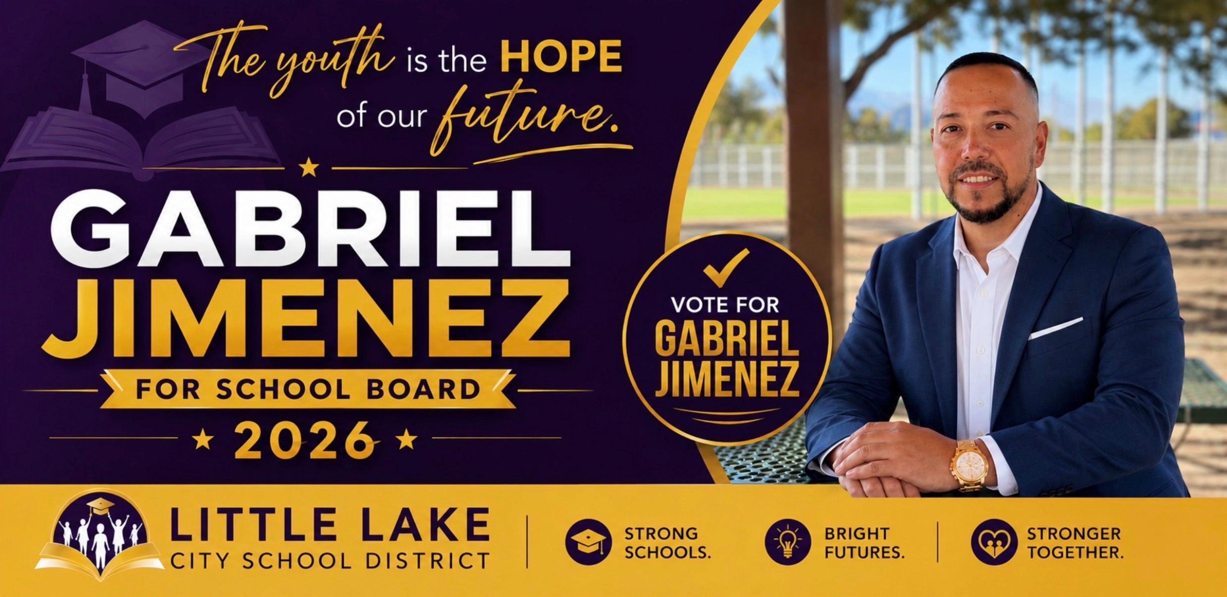 Gabriel Jimenez, candidate for Little Lake City School District Board